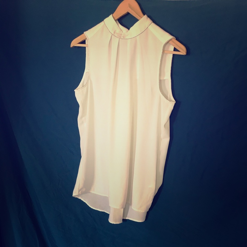 White sleeveless H&M top- new worn